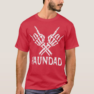Camiseta Mens Halloween Esqueleto Estranho Engraçado Papá D