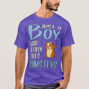 Camiseta Mens Hammy Ofereceu Apenas Um Menino Que Realmente