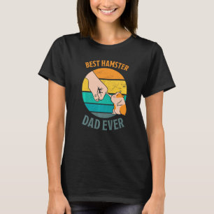 Camiseta Mens Hamster Dizendo Melhor Pai De Hamster Alguma