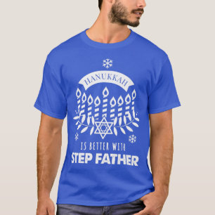 Camiseta Mens Hanukkah é melhor com o passo que padre combi