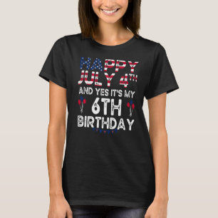 Camiseta Mens Happy 4 de julho e Sim, é o meu Pinto de Aniv