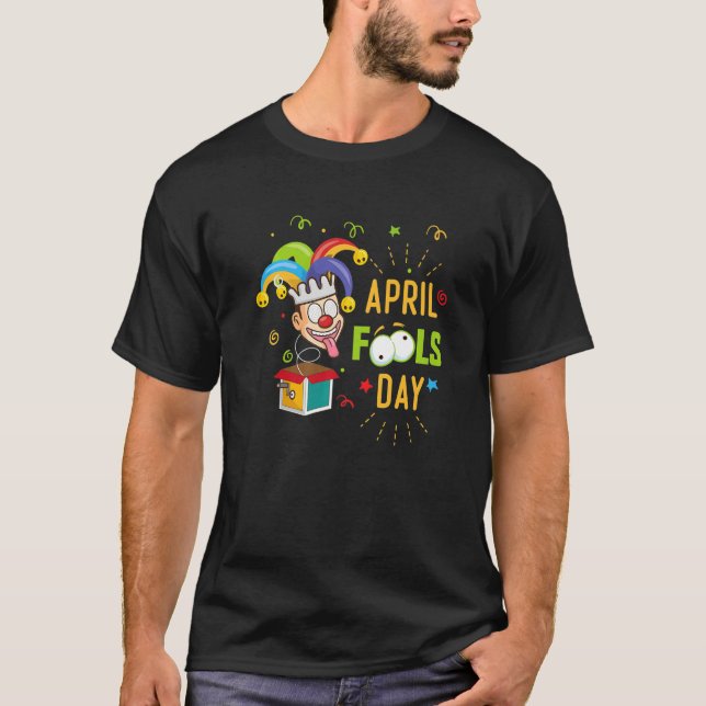 Camiseta Mens Happy April Fool Day 1rua abril Fools Dia 20 (Frente)