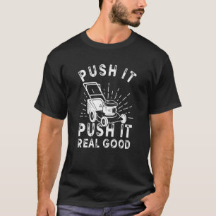 Camiseta Mens Hilarious Lawn Mower Cita Dizendo Jardinagem
