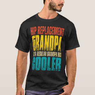 Camiseta Mens Hip Substituindo Vovô Como um Grand Regular