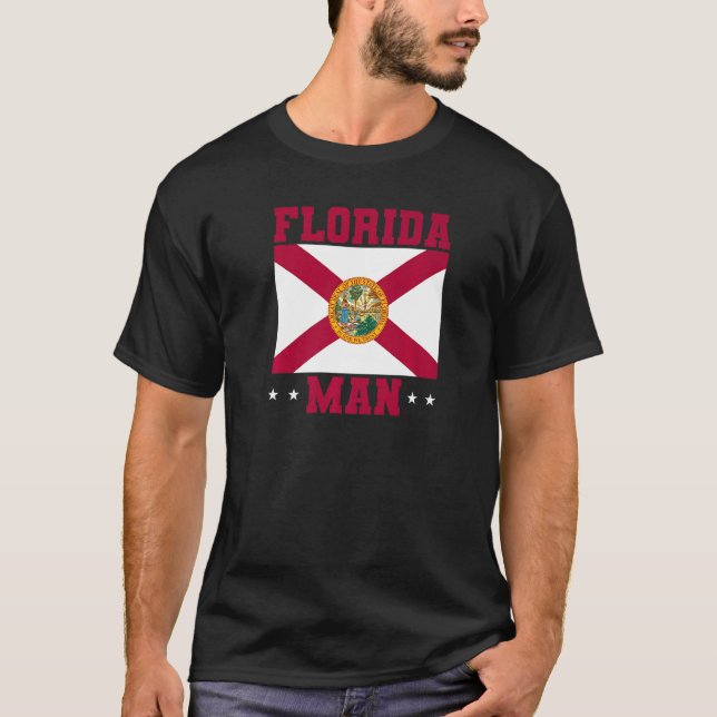Camiseta Mens Home State Floridian Florida Man (Frente)