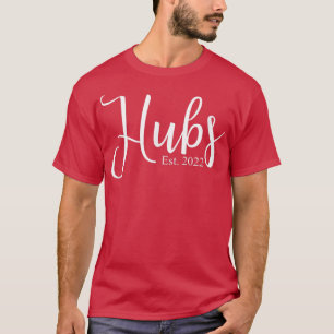 Camiseta Mens Hubs 2022 Matching Wedding Cute New Husband 2