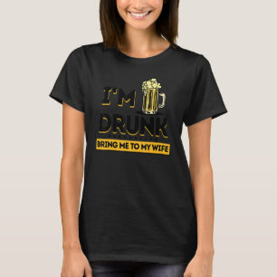 Camiseta Mens Humorous Statement Beer Bebendo Álcool Pa