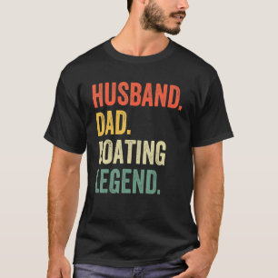 Camiseta Mens Husband Barco Legend Sail Boat Capitão