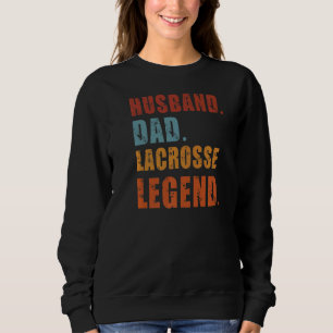 Camiseta Mens Husband Pai Lacrosse Legend Sports Team Fathe
