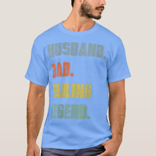 Camiseta Mens Husband Pai Vingando lenda Vintage D