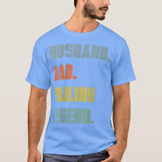 Camiseta Mens Husband Pai Vingando lenda Vintage D