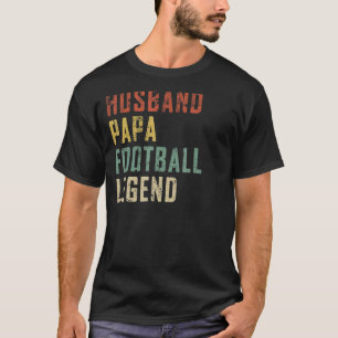 Camiseta Mens Husband Papa Futebol Legado Esporte