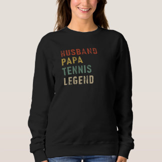 Camiseta Mens Husband Papa Tênis Legend Tênis Sport Fathe