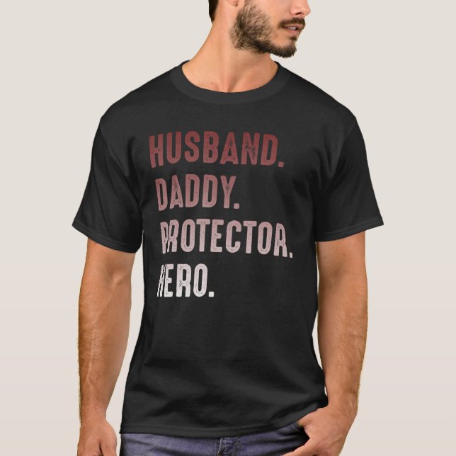Camiseta Mens Husband Prodecor Hero Day Cote (Frente)