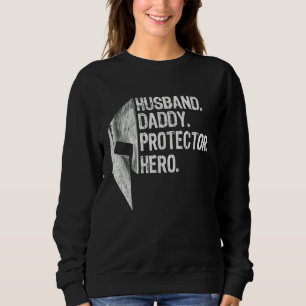 Camiseta Mens Husband Protetor de Pais Herói Spartan Sparta