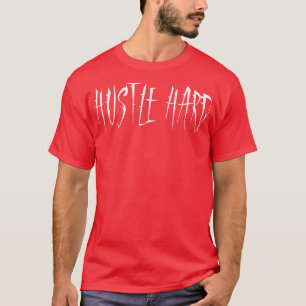 Camiseta Mens HUSTLE Gym Fitness Workout Bodybuilding Motiv