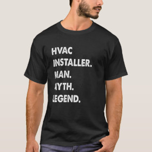 Camiseta Mens Hvac Installer Man Myend