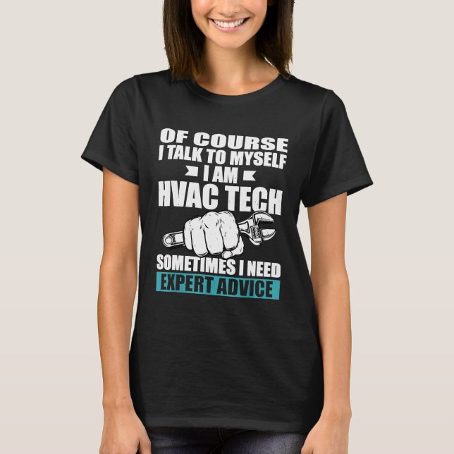 Camiseta Mens Hvac Technician (Frente)