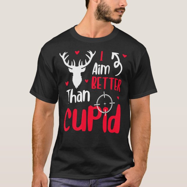 Camiseta Mens I Fim Melhor Do Que Dia de os namorados Cupid (Frente)