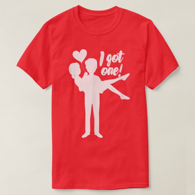 Camiseta Mens I Got One Groom Bride Wedding Bachelor Party  (Frente do Design)