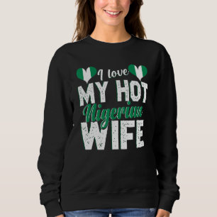 Camiseta Mens I Love My Hot Nigerian Wife Nigéria 2