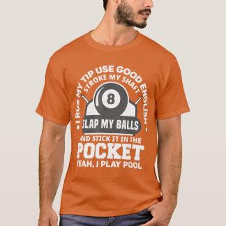 Camiseta Mens I Rub My Tip I Play Piscina Engraçado Piscina