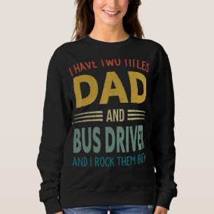 Camiseta Mens I Tenho Dois Títulos De Pai E Vintage De Cond