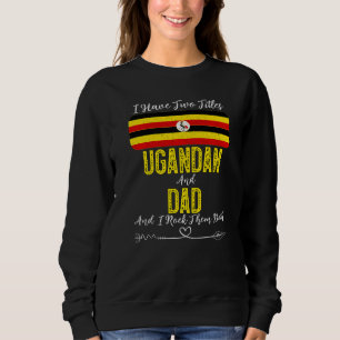 Camiseta Mens I Tenho Dois Títulos Uganda E Pai Uganda
