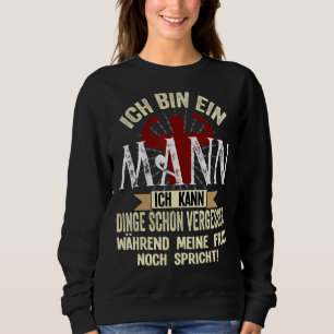 Camiseta Mens Ich Caixa Ein Mann Ich Kann Dinge Schon Verge