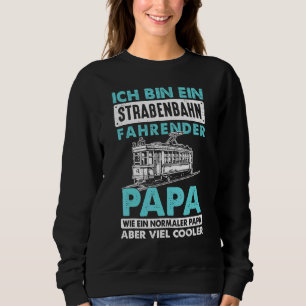 Camiseta Mens Ich Caixa Ein Streahn FahrenPapa Tram