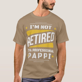 Camiseta Mens Im Não Aposentado Ret De Vintagem De Pappi Pr