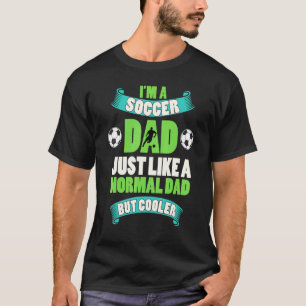 Camiseta Mens Im Um Dia de os pais De Pai De Futebol