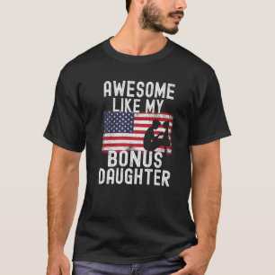 Camiseta Mens Incríveis Como Minha Filha de Bônus O Dia S d