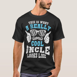 Camiseta Mens Isto é como um tio muito legal se parece
