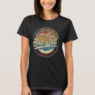 Camiseta Mens Isto É O Que Um Pai De Passo Incrível Parece
