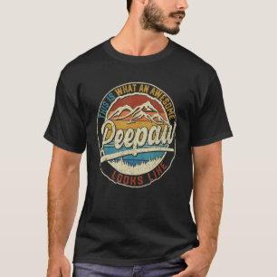 Camiseta Mens Isto É O Que Um Peepaw Incrível Parece Gordur