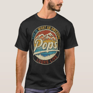 Camiseta Mens Isto É O Que Um Pop Incrível Parece Com Faes