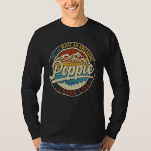 Camiseta Mens Isto É O Que Uma Poppie Incrível Parece Gordu