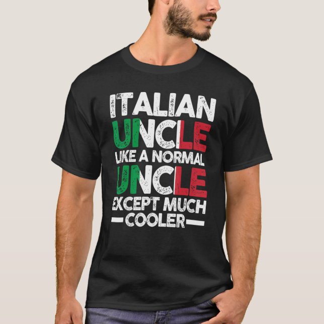Camiseta Mens Italiano Tio Itália (Frente)