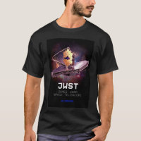 Mens James Webb Telescópio Espacial JWST preto