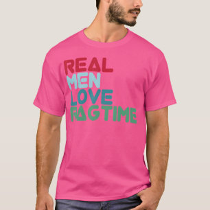 Camiseta Mens Jazz Funny Ragtime Dizendo Design Jazz Music