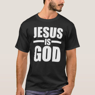 Camiseta Mens Jesus É Deus T-