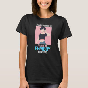 Camiseta Mens Jesus realmente levou tempo criando Femboy Fe