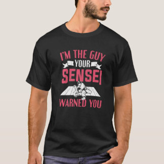 Camiseta Mens Judoka Eu Sou A Cara Que Seu Sensei Te Avisou