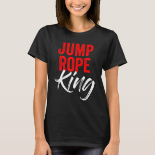 Camiseta Mens Jump Rope King Rope Rope Rope Sin