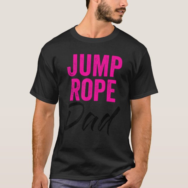 Camiseta Mens Jump Rope Rope Pai Rope Jumping Rope Sing (Frente)