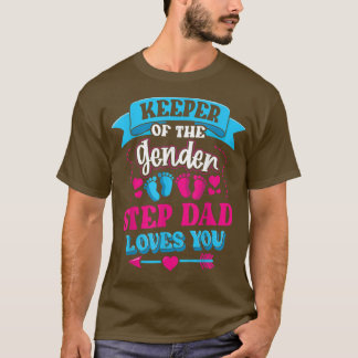 Camiseta Mens Keeper Do Pai Da Etapa Gênero Ama Seu Gende