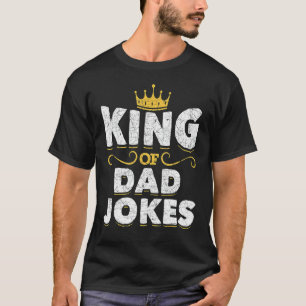 Camiseta Mens King Of Pai Crown Piada Rad Piadas Puns Pai J