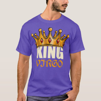 Camiseta Mens King Virgo Zodiac Birthday Horoscope Astrolog