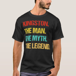Camiseta Mens Kingston O Homem O Mito A Lenda